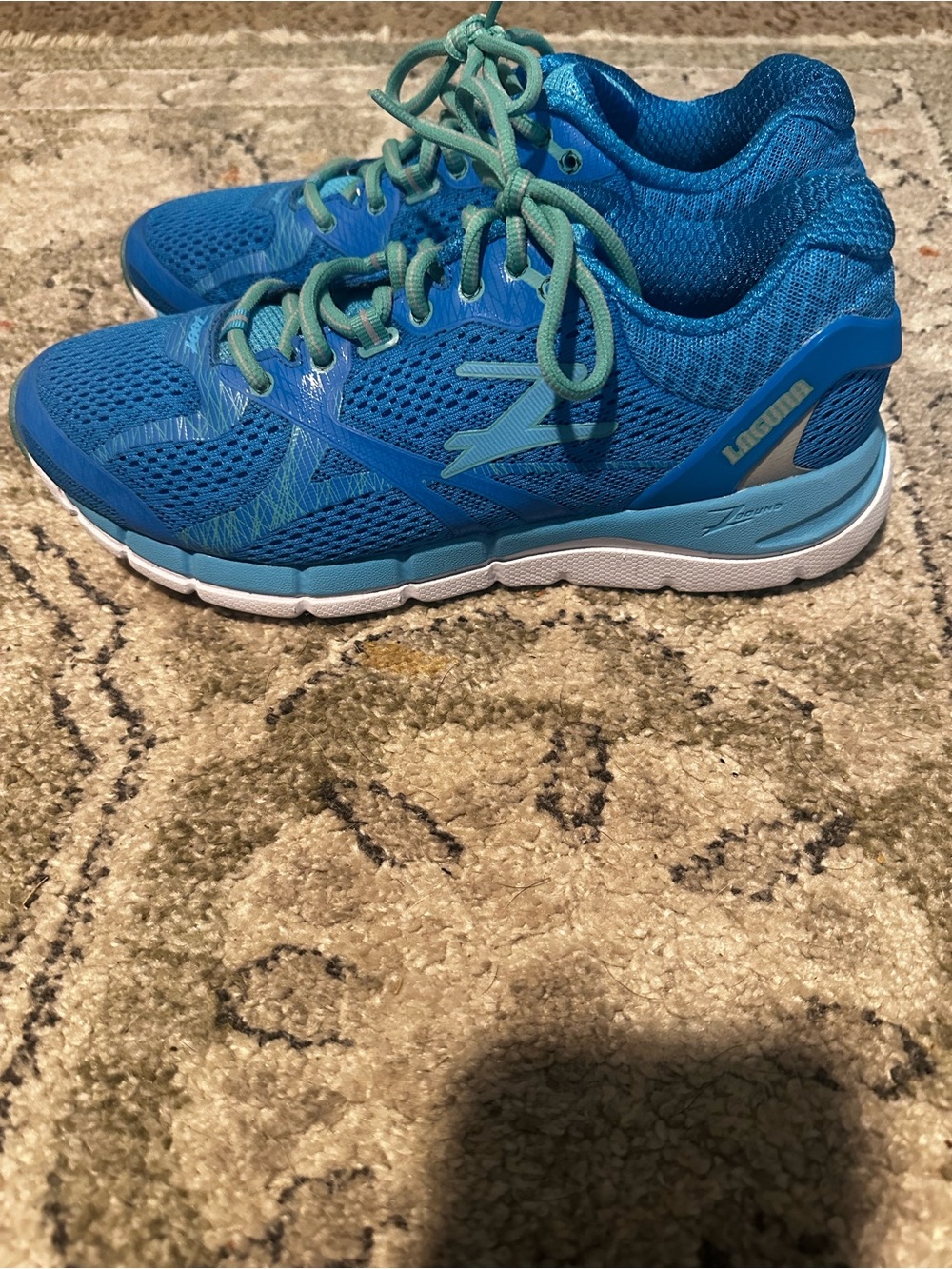 Lightweight Blue Women's Running Sneakers